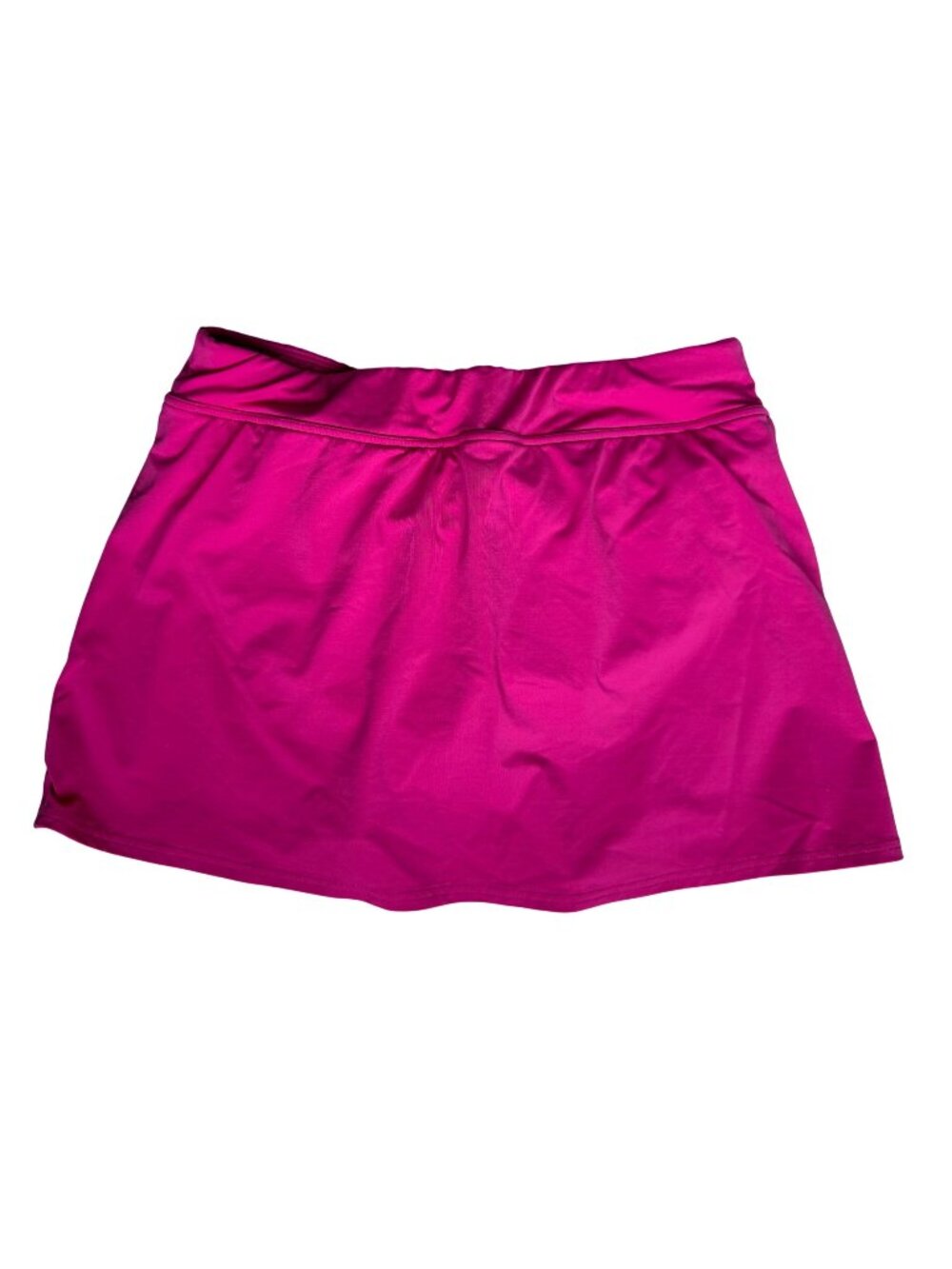 Lands End Swim Skirt Size 10 Hot Pink Tummy Control Swim Bottom